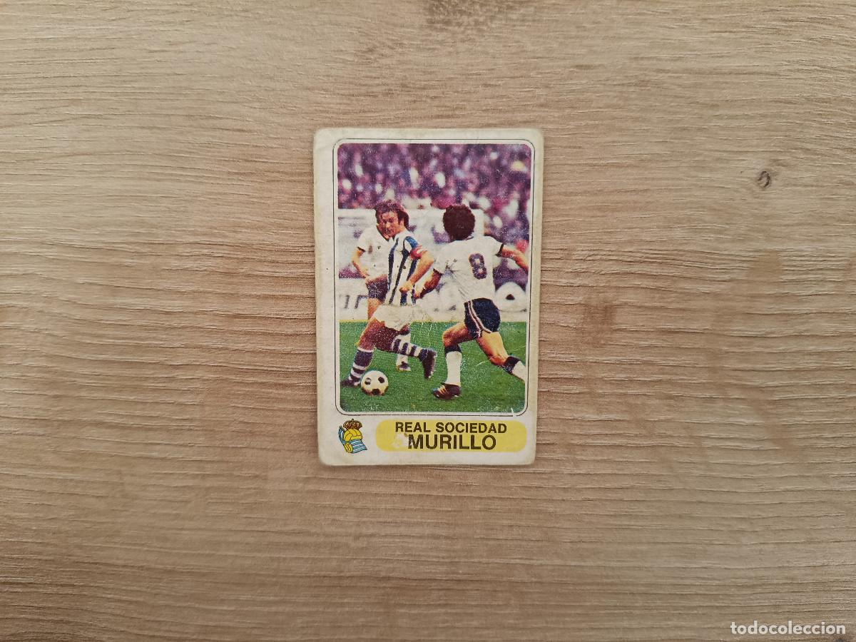 Cromos de F&uacute;tbol: CROMO PACOSA FUTBOL EN ACCION MURILLO REAL SOCIEDAD SIN PEGAR NUNCA PEGADO 1978 1979 78 79 D626