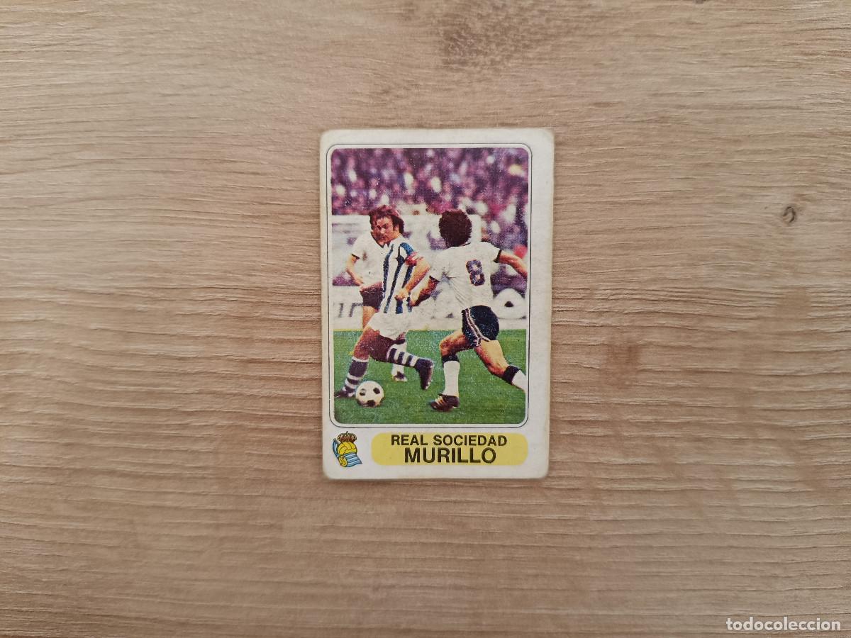 Cromos de F&uacute;tbol: CROMO PACOSA FUTBOL EN ACCION MURILLO REAL SOCIEDAD SIN PEGAR NUNCA PEGADO 1978 1979 78 79 D626