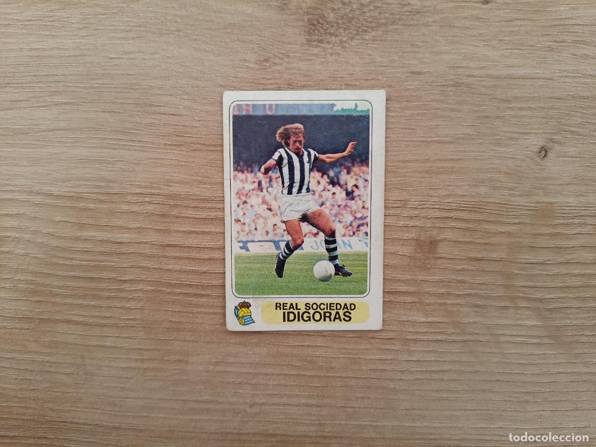 Cromos de F&uacute;tbol: CROMO PACOSA FUTBOL EN ACCION IDIGORAS REAL SOCIEDAD SIN PEGAR NUNCA PEGADO 1978 1979 78 79 D626