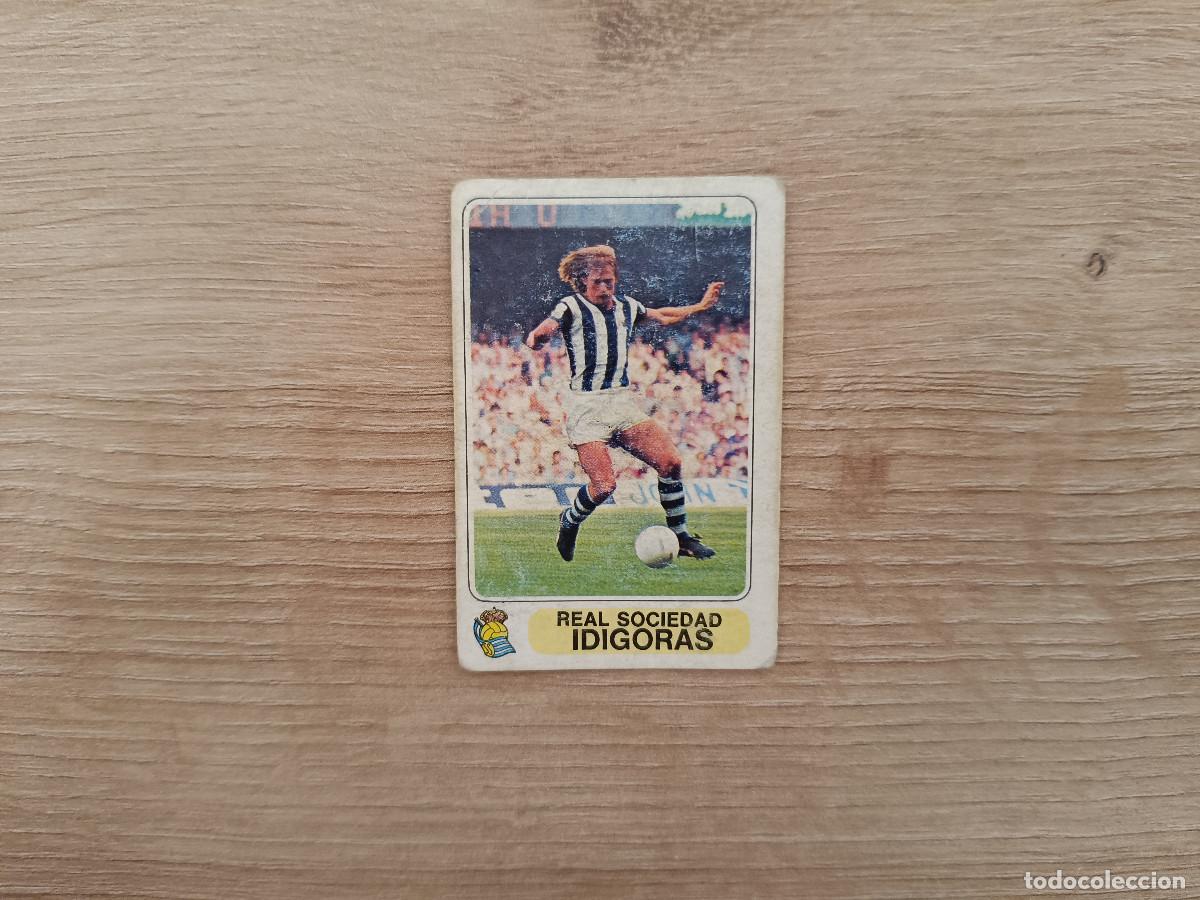 Cromos de F&uacute;tbol: CROMO PACOSA FUTBOL EN ACCION IDIGORAS REAL SOCIEDAD SIN PEGAR NUNCA PEGADO 1978 1979 78 79 D626
