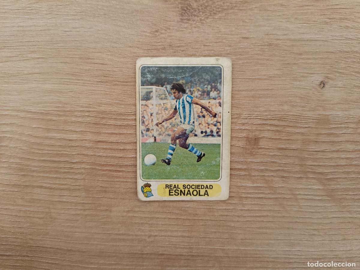 Cromos de F&uacute;tbol: CROMO PACOSA FUTBOL EN ACCION ESNAOLA REAL SOCIEDAD DESPEGADO 1978 1979 78 79 D626