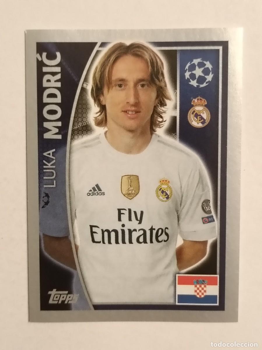 Cromos de F&uacute;tbol: #38 MODRIC (REAL MADRID) UEFA CHAMPIONS LEAGUE 2015/2016 TOPPS