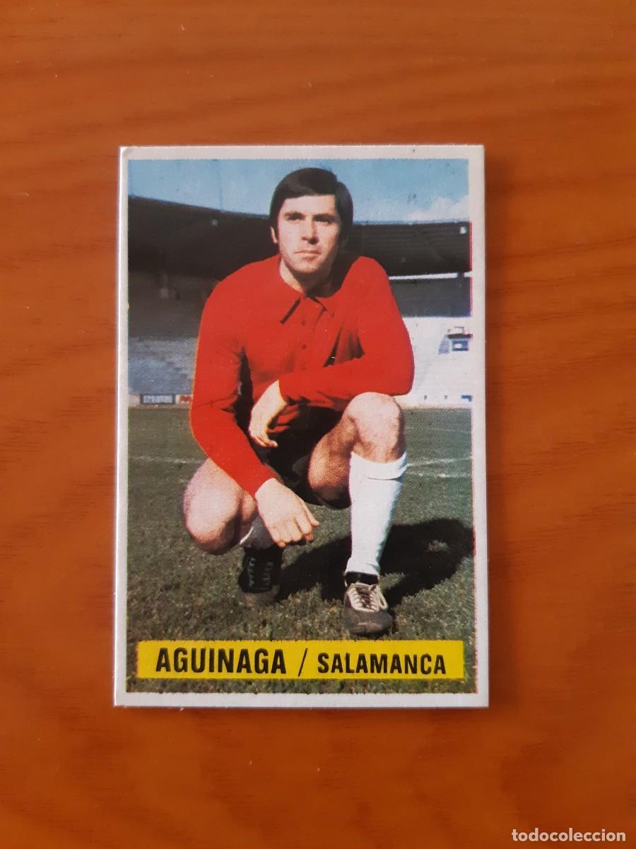 Cromos de F&uacute;tbol: Aguinaga (Salamanca) Liga 74-75 ESTE. Nunca pegado, sin pegar