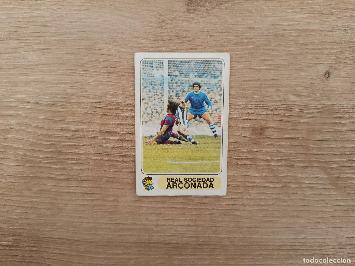 Cromos de F&uacute;tbol: CROMO PACOSA FUTBOL EN ACCION ARCONADA REAL SOCIEDAD SIN PEGAR NUNCA PEGADO 1978 1979 78 79 D626