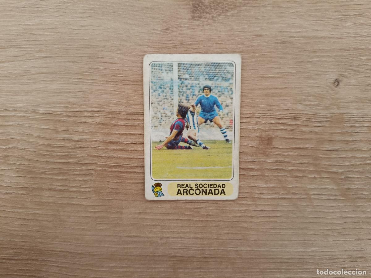 Cromos de F&uacute;tbol: CROMO PACOSA FUTBOL EN ACCION ARCONADA REAL SOCIEDAD SIN PEGAR NUNCA PEGADO 1978 1979 78 79 D626