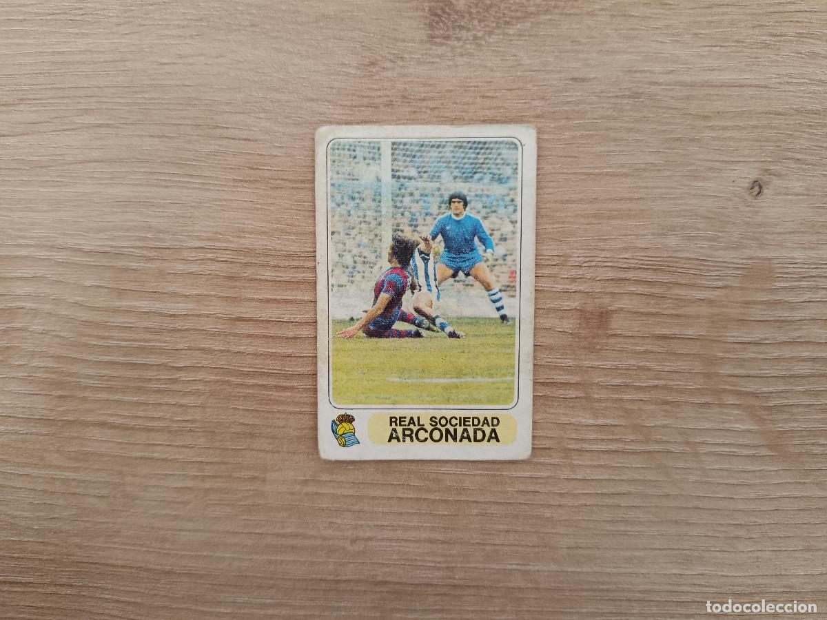 Cromos de F&uacute;tbol: CROMO PACOSA FUTBOL EN ACCION ARCONADA REAL SOCIEDAD SIN PEGAR NUNCA PEGADO 1978 1979 78 79 D626