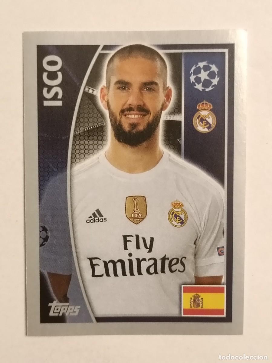 Cromos de F&uacute;tbol: #40 ISCO (REAL MADRID) UEFA CHAMPIONS LEAGUE 2015/2016 TOPPS