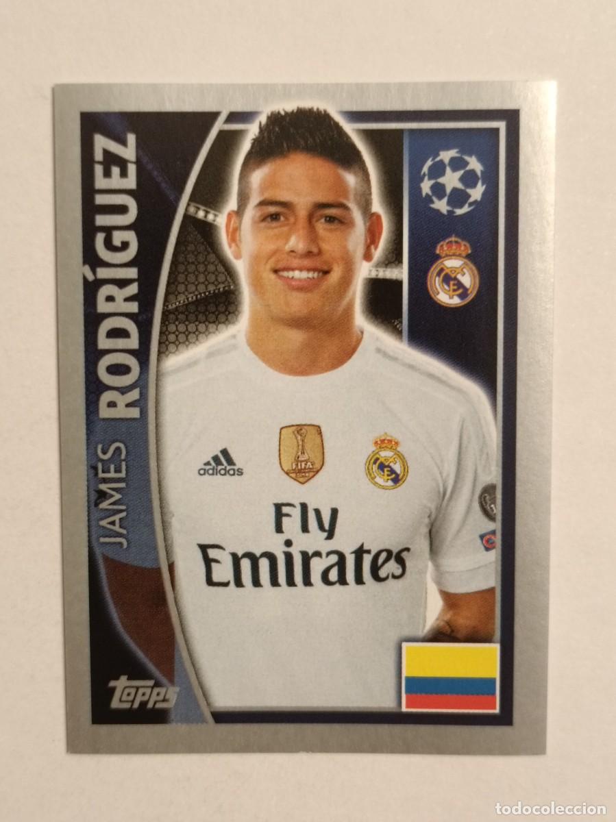 Cromos de F&uacute;tbol: #41 JAMES RODRIGUEZ (REAL MADRID) UEFA CHAMPIONS LEAGUE 2015/2016 TOPPS