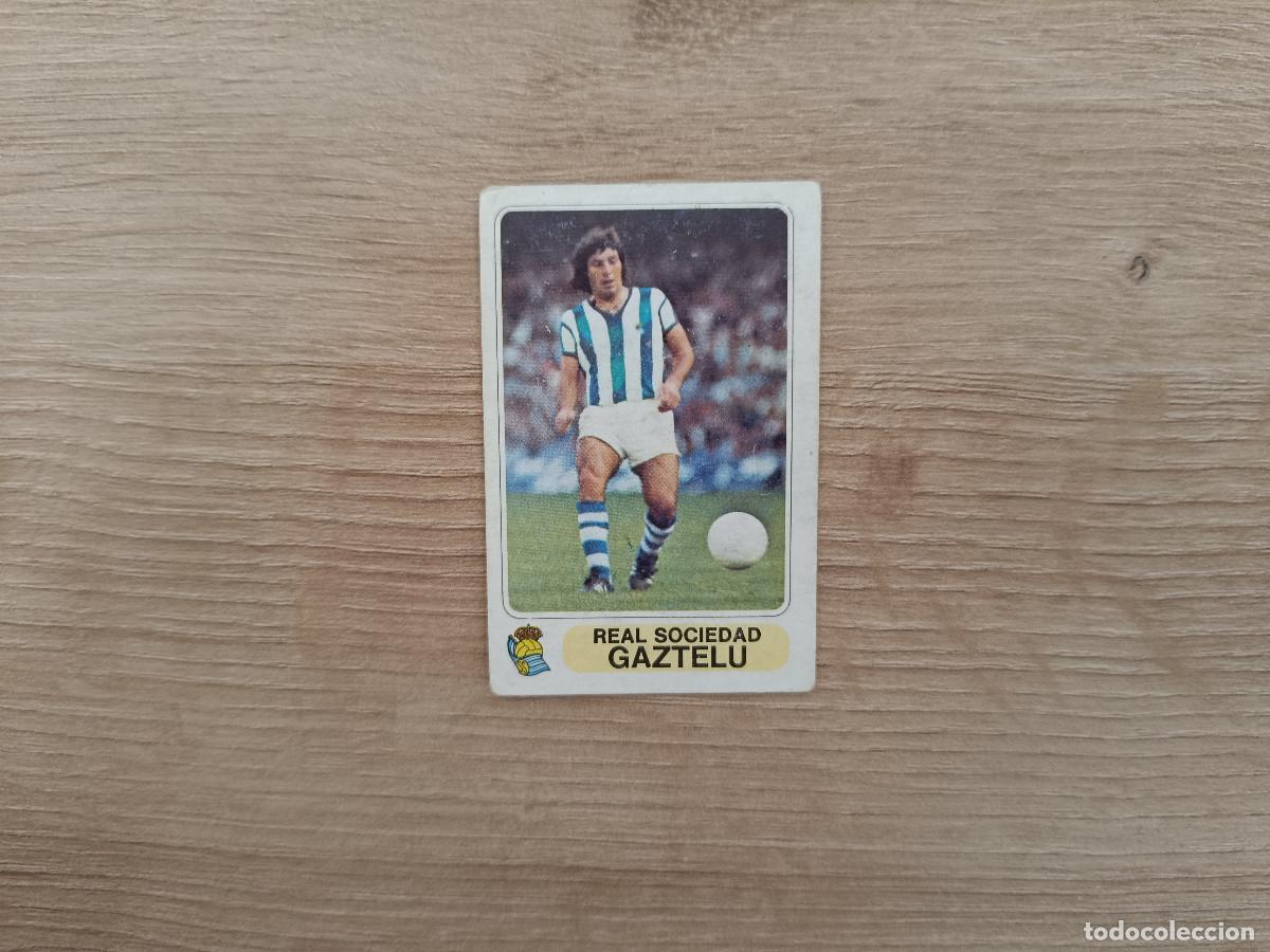 Cromos de F&uacute;tbol: CROMO PACOSA FUTBOL EN ACCION GAZTELU REAL SOCIEDAD SIN PEGAR NUNCA PEGADO 1978 1979 78 79 D626