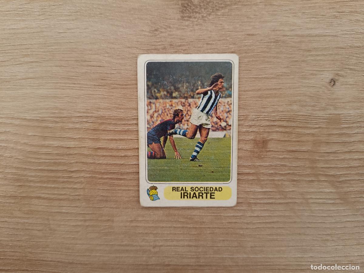 Cromos de F&uacute;tbol: CROMO PACOSA FUTBOL EN ACCION IRIARTE REAL SOCIEDAD SIN PEGAR NUNCA PEGADO 1978 1979 78 79 D626