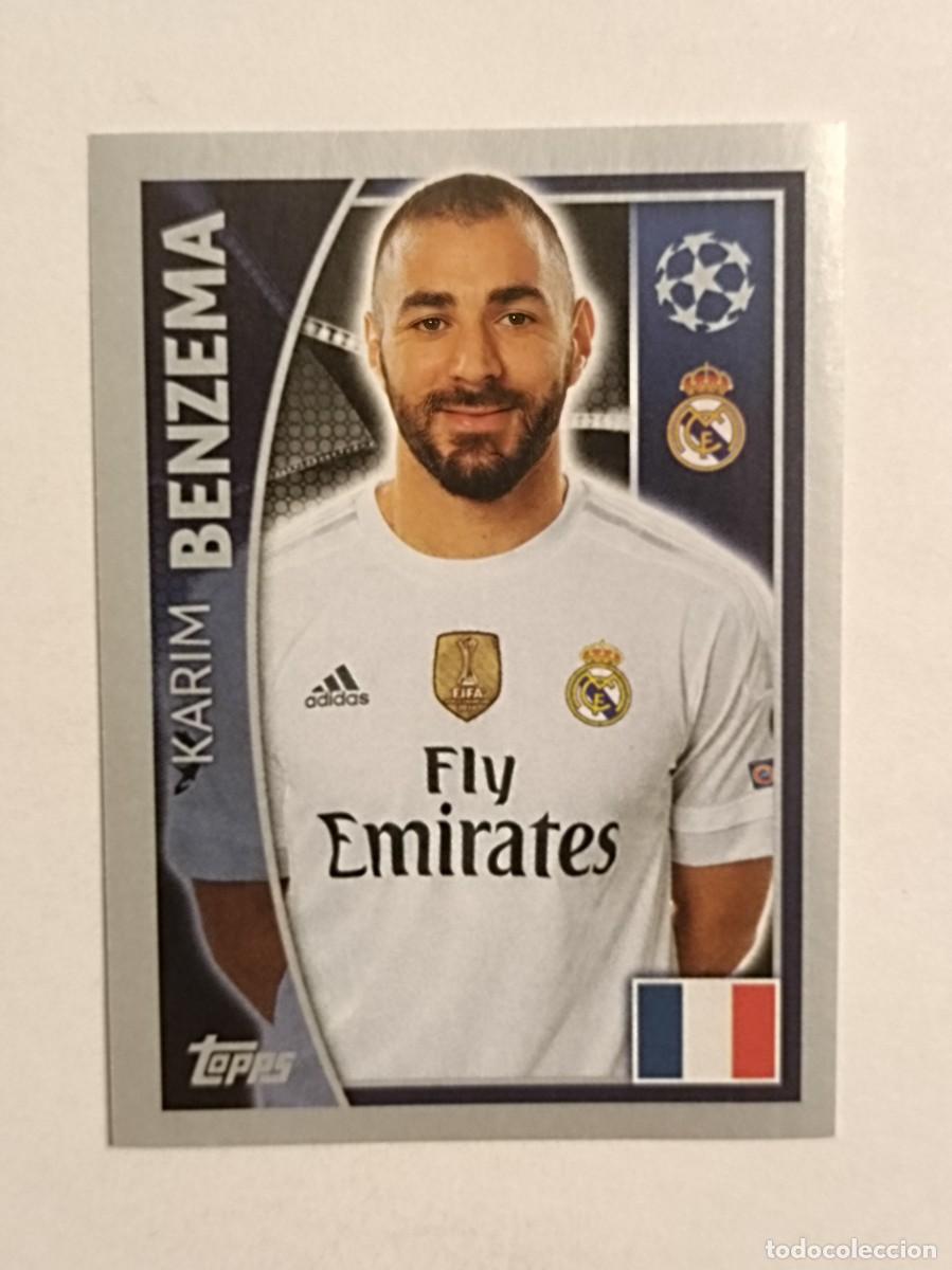 Cromos de Futebol: #44 BENZEMA (REAL MADRID) UEFA CHAMPIONS LEAGUE 2015/2016 TOPPS