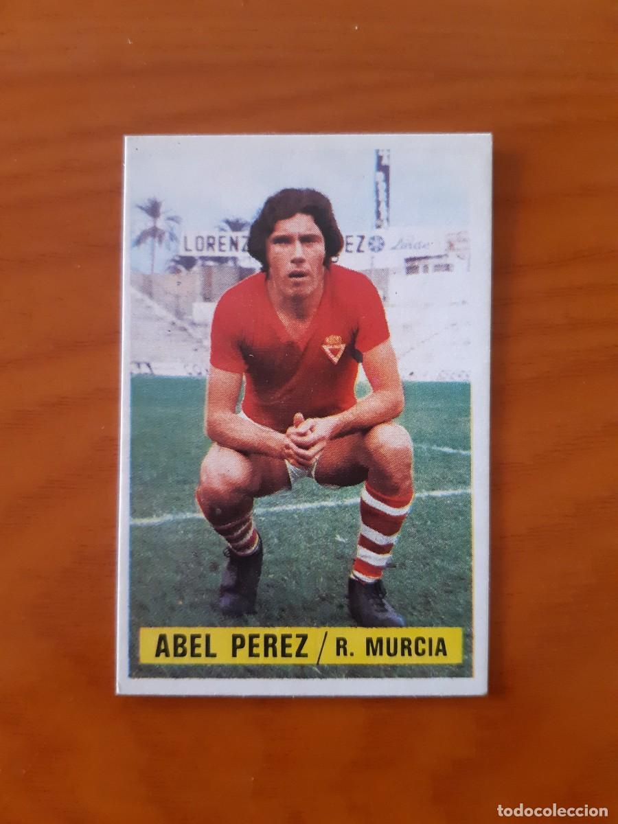 Cromos de Futebol: Abel P&eacute;rez (Murcia) Liga 74-75 ESTE. Nunca pegado, sin pegar