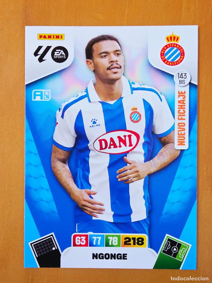 Cromos de Futebol: 143 BIS Cyril Ngonge, RCD Espanyol, Nuevo Fichaje, Panini Adrenalyn XL Liga 2025 2026 25 26