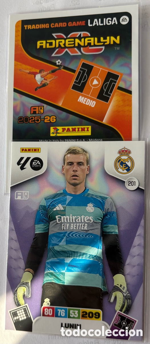 Cromos de F&uacute;tbol: ADRENALYN 25-26 R MADRID 201