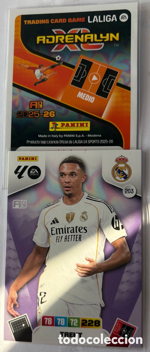 Cromos de F&uacute;tbol: ADRENALYN 25-26 R MADRID 203