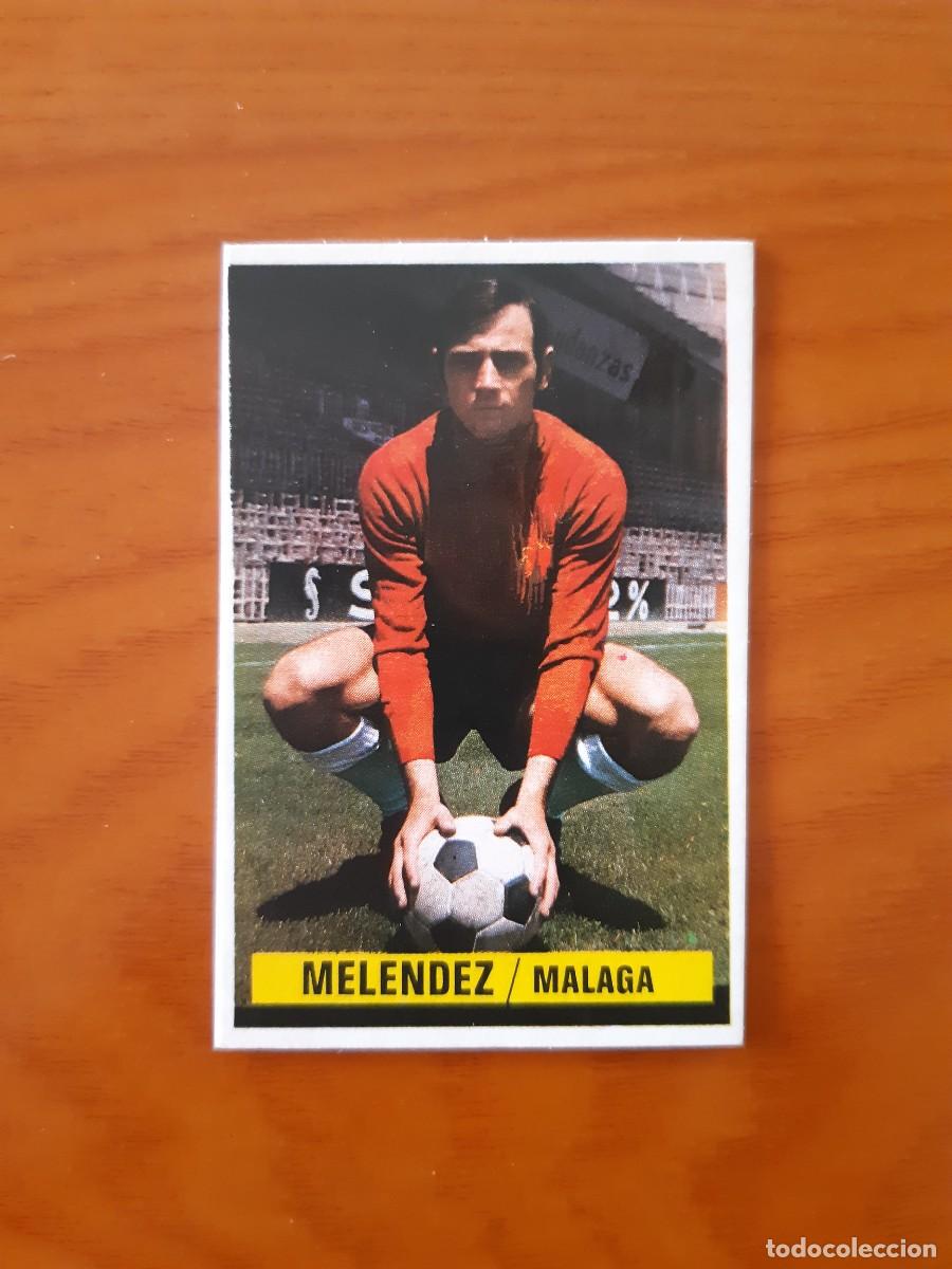 Cromos de F&uacute;tbol: Melendez (M&aacute;laga) Liga 74-75 ESTE. Nunca pegado, sin pegar