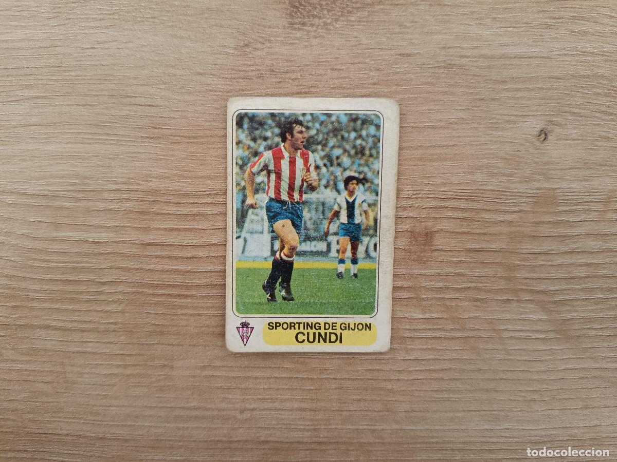 Cromos de F&uacute;tbol: CROMO PACOSA FUTBOL EN ACCION CUNDI SPORTING SIN PEGAR NUNCA PEGADO 1978 1979 78 79 D626