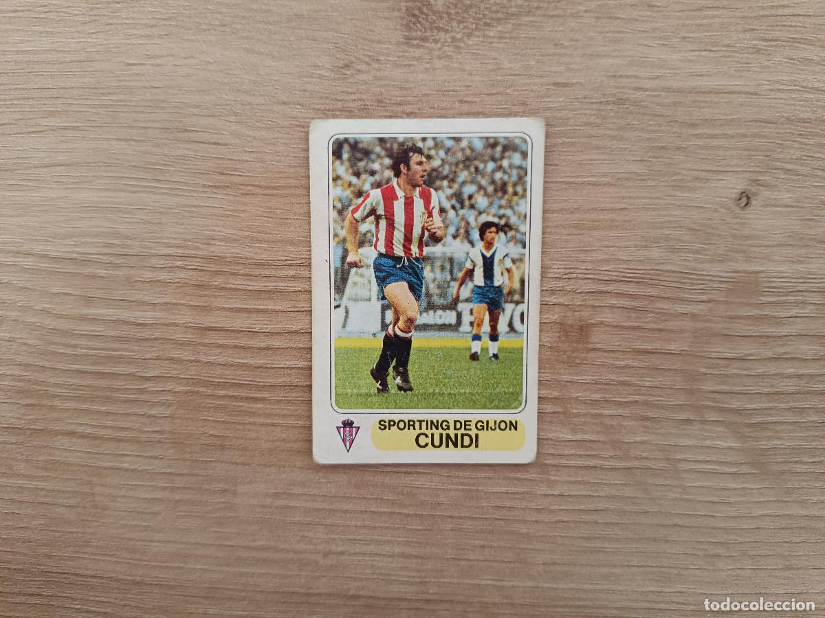Cromos de F&uacute;tbol: CROMO PACOSA FUTBOL EN ACCION CUNDI SPORTING SIN PEGAR NUNCA PEGADO 1978 1979 78 79 D626