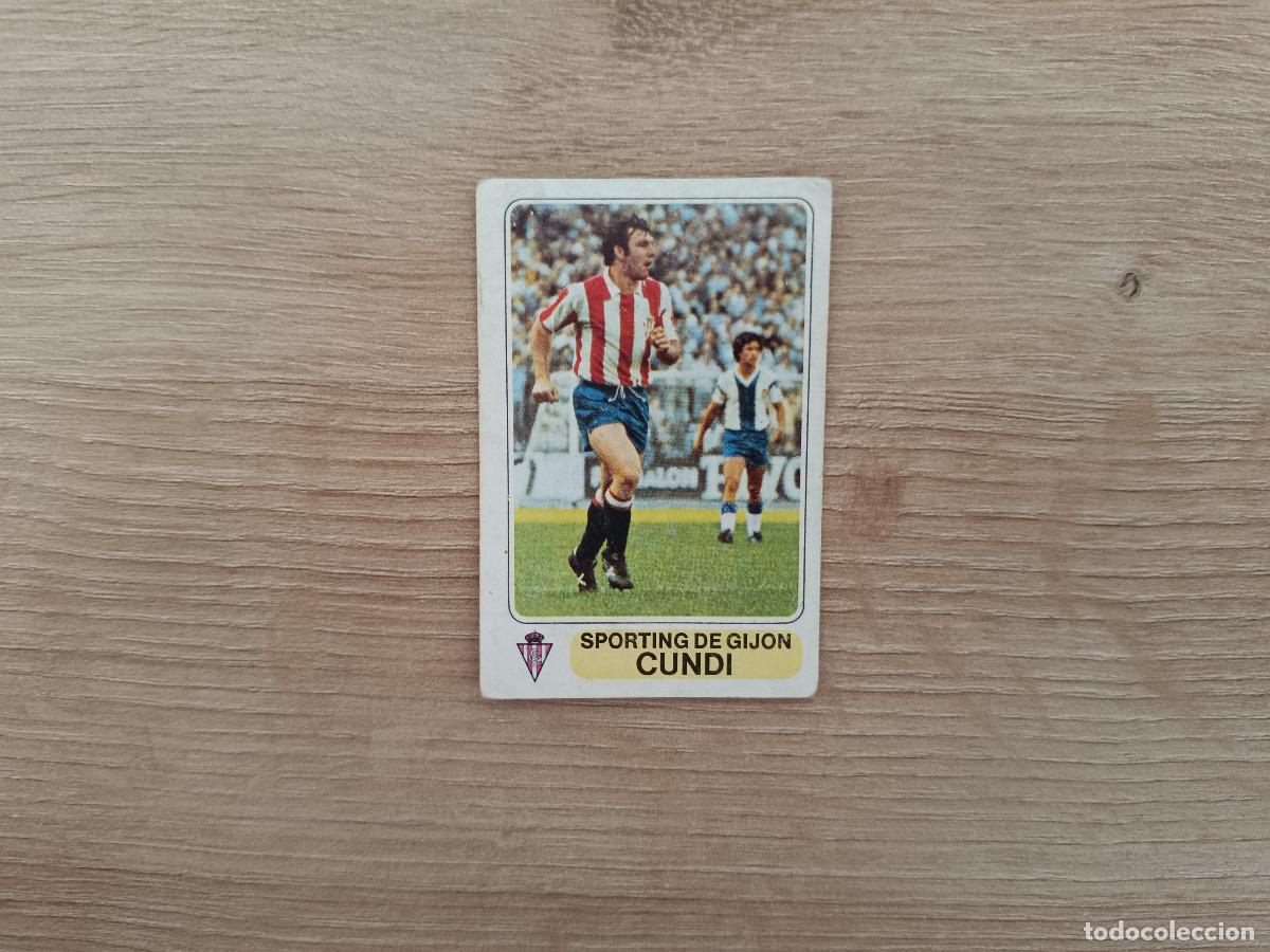 Cromos de F&uacute;tbol: CROMO PACOSA FUTBOL EN ACCION CUNDI SPORTING SIN PEGAR NUNCA PEGADO 1978 1979 78 79 D626