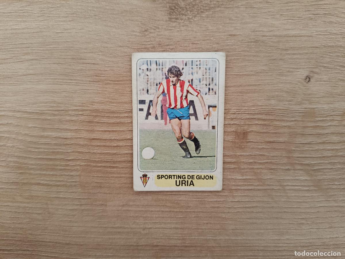 Cromos de F&uacute;tbol: CROMO PACOSA FUTBOL EN ACCION URIA SPORTING SIN PEGAR NUNCA PEGADO 1978 1979 78 79 D626