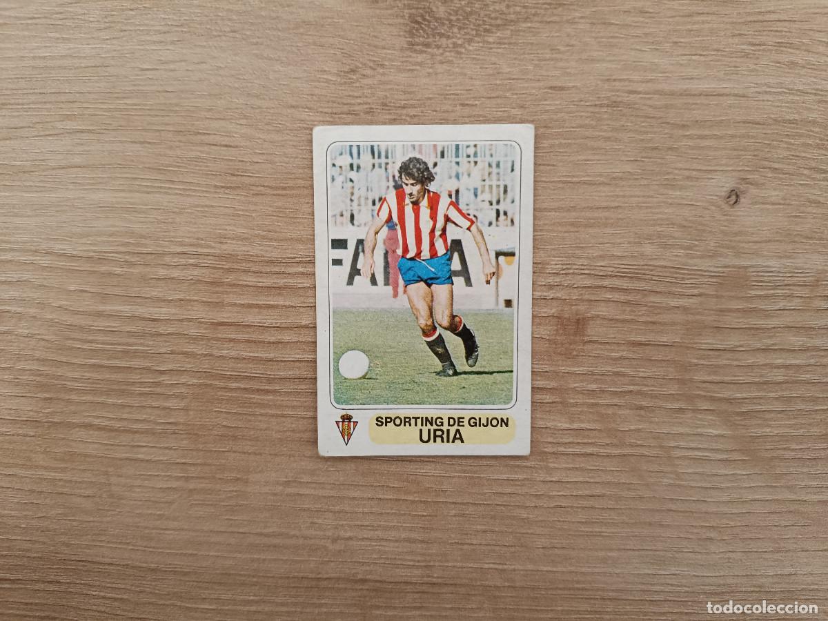 Cromos de F&uacute;tbol: CROMO PACOSA FUTBOL EN ACCION URIA SPORTING SIN PEGAR NUNCA PEGADO 1978 1979 78 79 D626