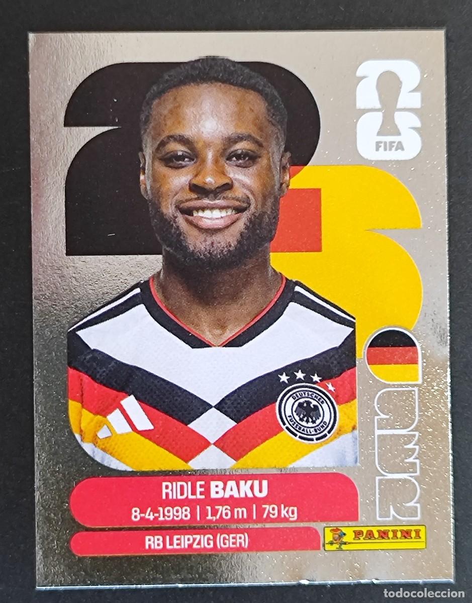 Figurine di Calcio: FIFA WORLD CUP 2026 STICKER PLATA EDICION INTERNATIONAL BAKU ALEMANIA # GER8 ANINI
