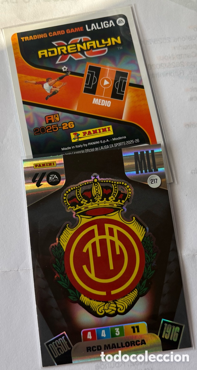 Cromos de F&uacute;tbol: ADRENALYN 26-25 Mallorca 217