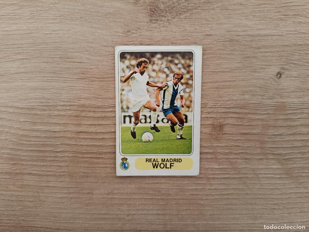 Cromos de F&uacute;tbol: CROMO PACOSA FUTBOL EN ACCION WOLF REAL MADRID SIN PEGAR NUNCA PEGADO 1978 1979 78 79 D626