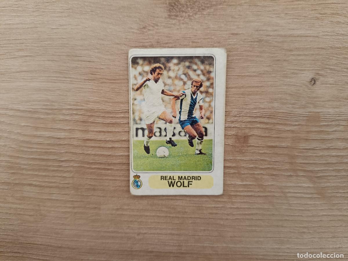 Cromos de F&uacute;tbol: CROMO PACOSA FUTBOL EN ACCION WOLF REAL MADRID SIN PEGAR NUNCA PEGADO 1978 1979 78 79 D626