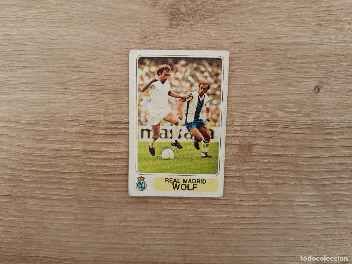 Cromos de F&uacute;tbol: CROMO PACOSA FUTBOL EN ACCION WOLF REAL MADRID DESPEGADO 1978 1979 78 79 D626