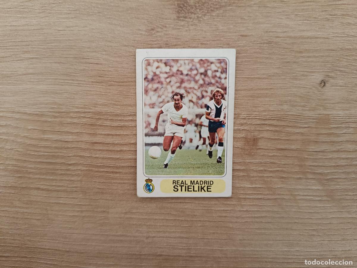 Cromos de F&uacute;tbol: CROMO PACOSA FUTBOL EN ACCION STIELIKE REAL MADRID SIN PEGAR NUNCA PEGADO 1978 1979 78 79 D626