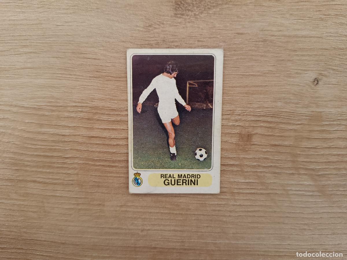 Cromos de F&uacute;tbol: CROMO PACOSA FUTBOL EN ACCION GUERINI REAL MADRID SIN PEGAR NUNCA PEGADO 1978 1979 78 79 D626