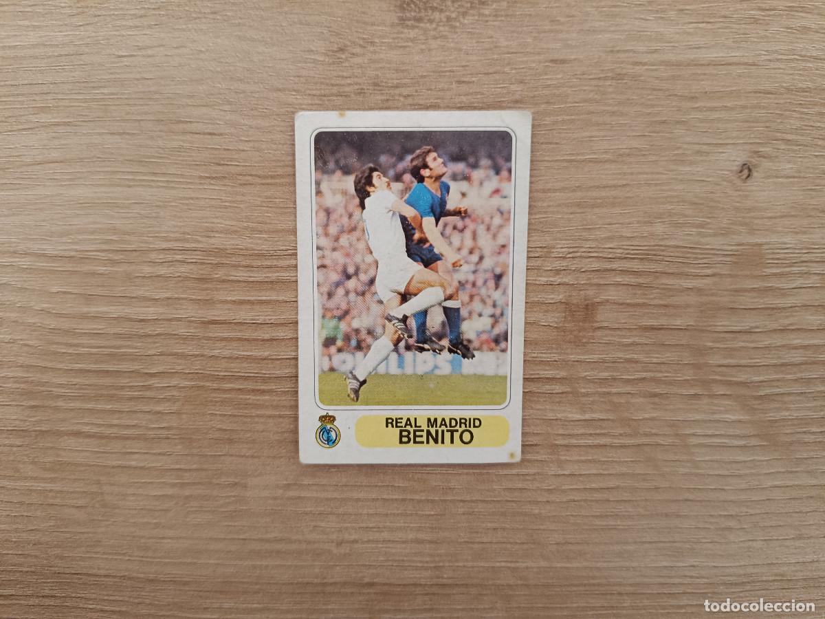 Cromos de F&uacute;tbol: CROMO PACOSA FUTBOL EN ACCION BENITO REAL MADRID SIN PEGAR NUNCA PEGADO 1978 1979 78 79 D626