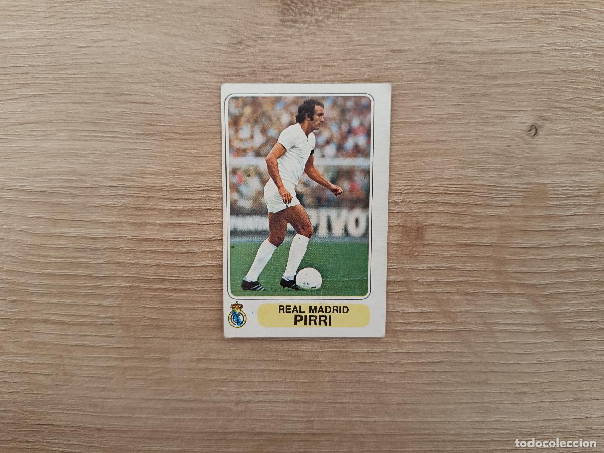 Cromos de F&uacute;tbol: CROMO PACOSA FUTBOL EN ACCION PIRRI REAL MADRID SIN PEGAR NUNCA PEGADO 1978 1979 78 79 D626