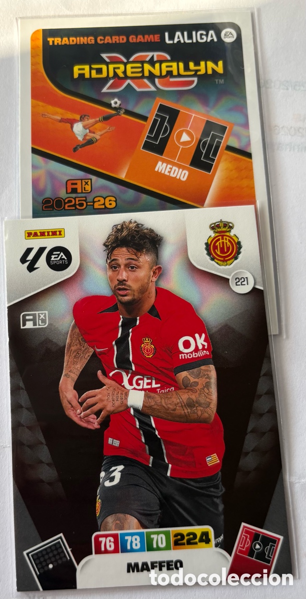 Cartes &agrave; collectionner de Football: ADRENALYN 25-26 Mallorca 221