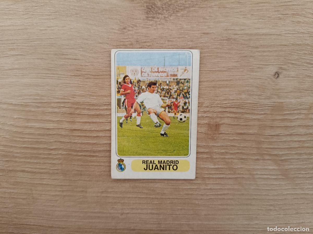Cartes &agrave; collectionner de Football: CROMO PACOSA FUTBOL EN ACCION JUANITO REAL MADRID SIN PEGAR NUNCA PEGADO 1978 1979 78 79 D626