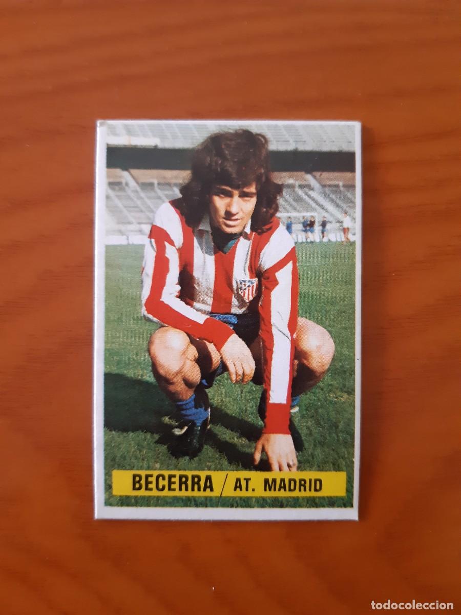 Cromos de F&uacute;tbol: Becerra (Atl&eacute;tico Madrid) Liga 74-75 ESTE. Nunca pegado, sin pegar