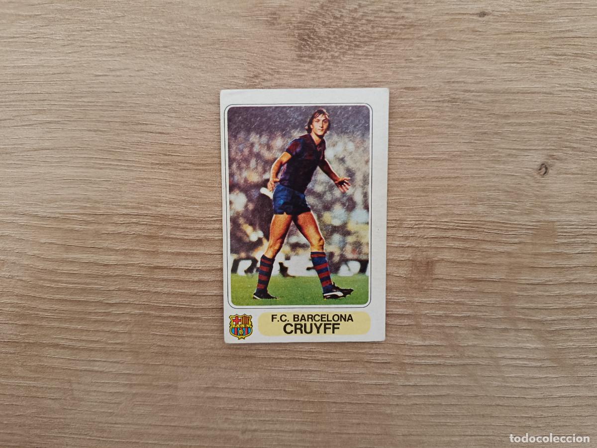 Cromos de F&uacute;tbol: CROMO PACOSA FUTBOL EN ACCION CRUYFF BARCELONA SIN PEGAR NUNCA PEGADO 1978 1979 78 79 D626
