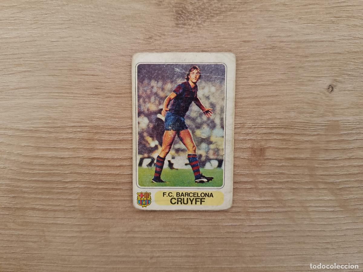 Cromos de F&uacute;tbol: CROMO PACOSA FUTBOL EN ACCION CRUYFF BARCELONA SIN PEGAR NUNCA PEGADO 1978 1979 78 79 D626
