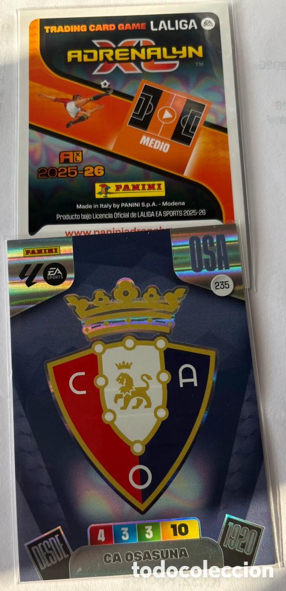 Football Stickers: ADRENALYN 25-26 OSASUNA 235