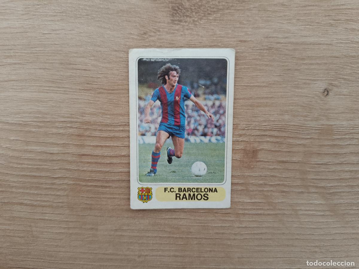Football Stickers: CROMO PACOSA FUTBOL EN ACCION RAMOS BARCELONA DESPEGADO 1978 1979 78 79 D626