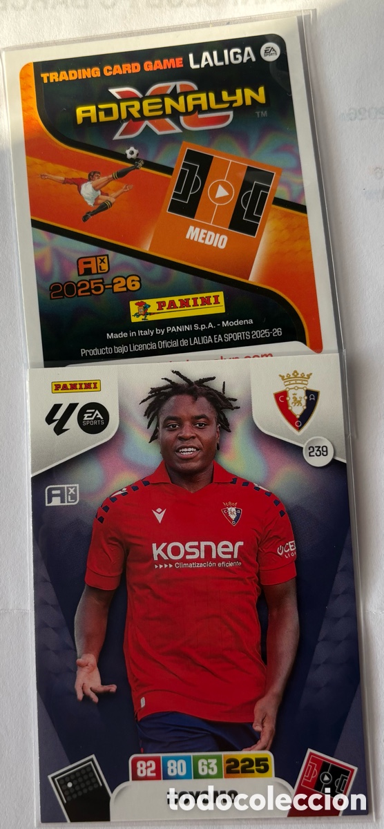 Football Stickers: ADRENALYN 25-26 OSASUNA 239