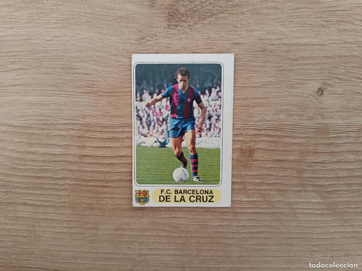 Figurine di Calcio: CROMO PACOSA FUTBOL EN ACCION DE LA CRUZ BARCELONA SIN PEGAR NUNCA PEGADO 1978 1979 78 79 D626
