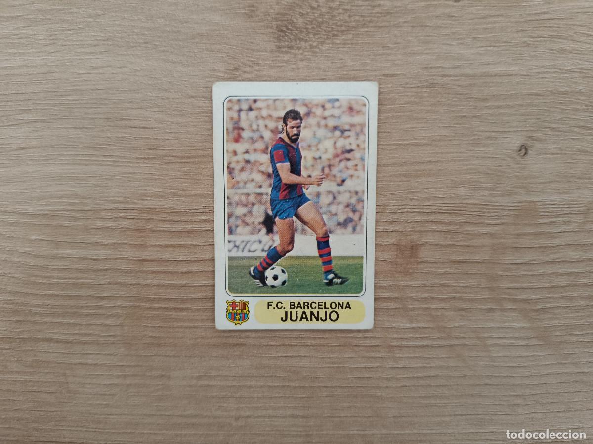 Figurine di Calcio: CROMO PACOSA FUTBOL EN ACCION JUANJO BARCELONA SIN PEGAR NUNCA PEGADO 1978 1979 78 79 D626