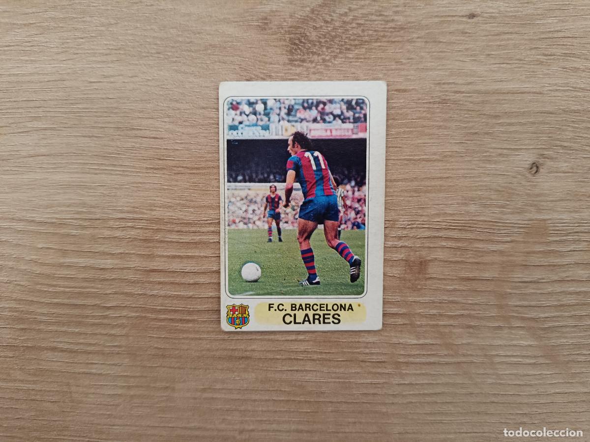 Cromos de F&uacute;tbol: CROMO PACOSA FUTBOL EN ACCION CLARES BARCELONA SIN PEGAR NUNCA PEGADO 1978 1979 78 79 D626