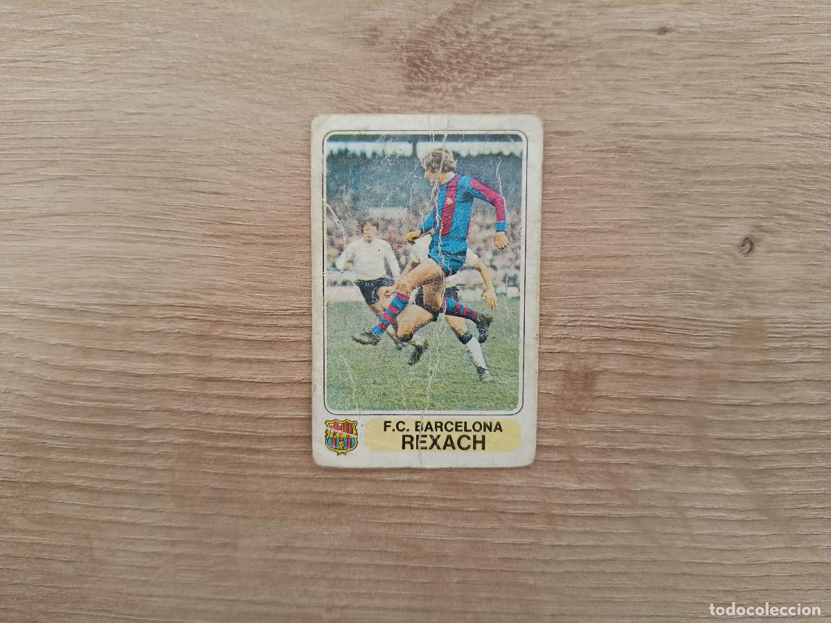 Cromos de F&uacute;tbol: CROMO PACOSA FUTBOL EN ACCION REXACH BARCELONA SIN PEGAR NUNCA PEGADO 1978 1979 78 79 D626