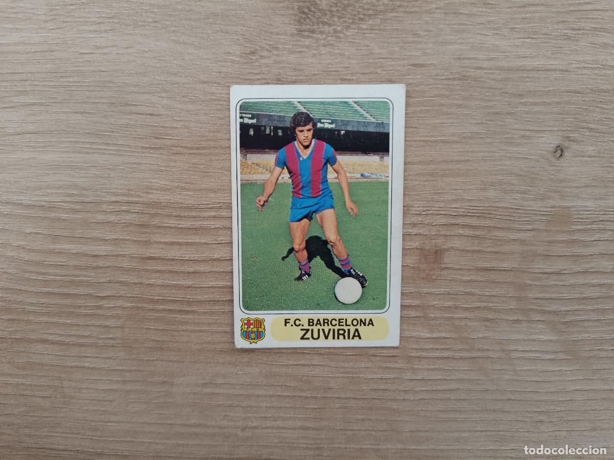 Cromos de F&uacute;tbol: CROMO PACOSA FUTBOL EN ACCION ZUVIRIA BARCELONA SIN PEGAR NUNCA PEGADO 1978 1979 78 79 D626