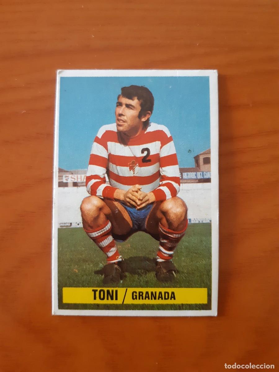 Cromos de F&uacute;tbol: Toni (Granada) Liga 74-75 ESTE. Nunca pegado, sin pegar