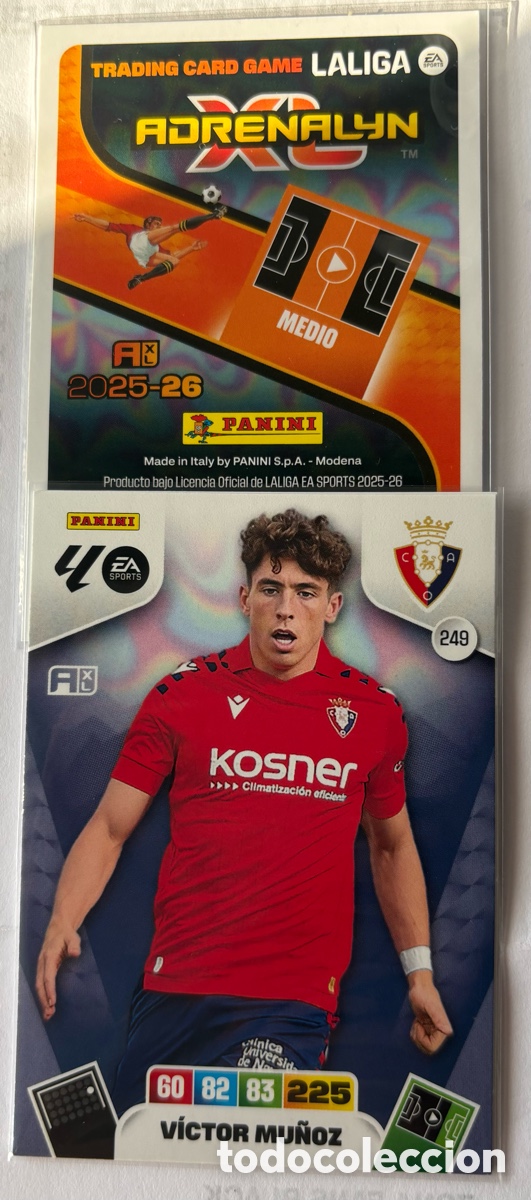 Cromos de F&uacute;tbol: ADRENALYN 25-26 / OSASUNA / 249