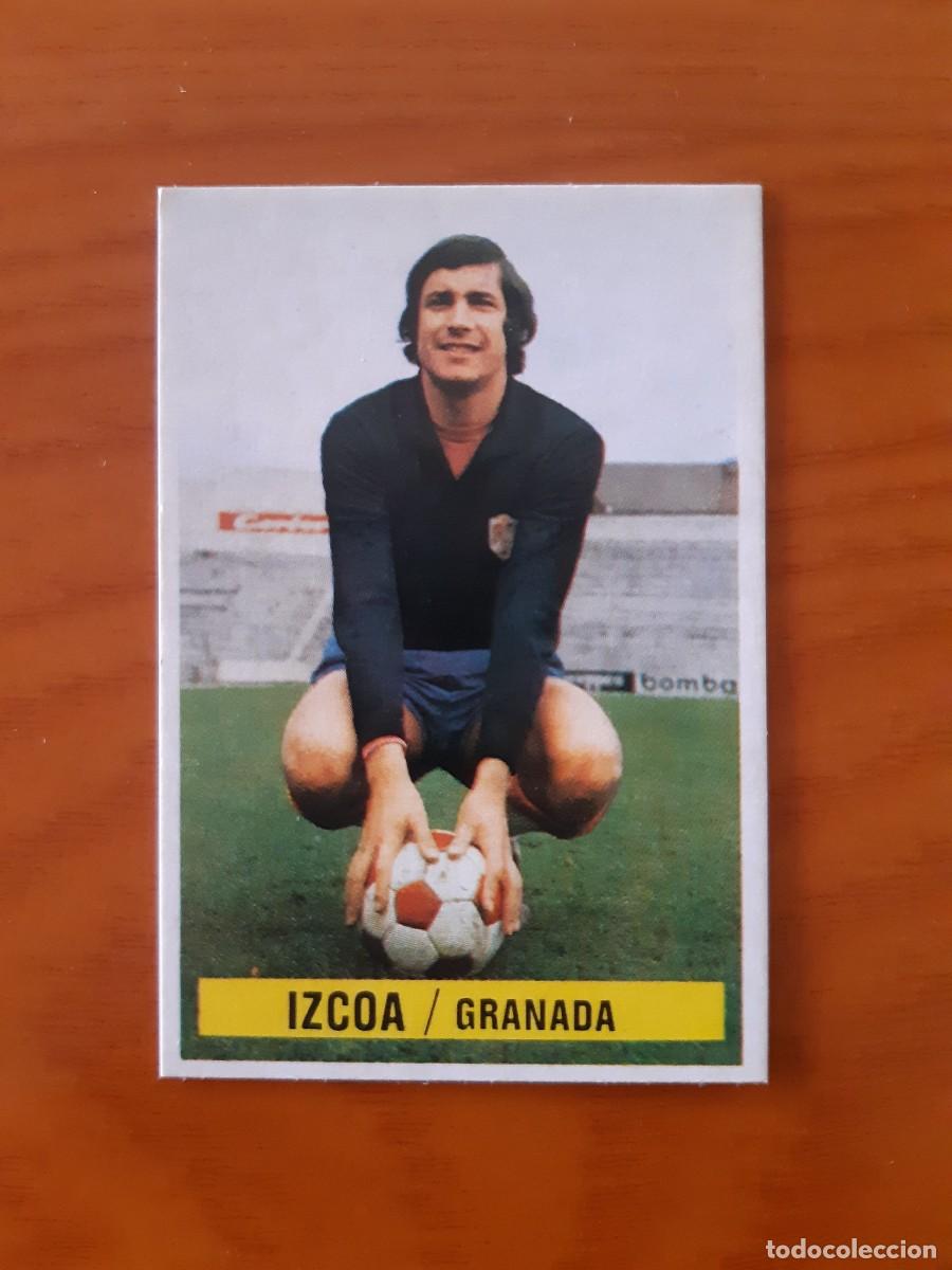 Cromos de F&uacute;tbol: Izcoa (Granada) Liga 74-75 ESTE. Nunca pegado, sin pegar
